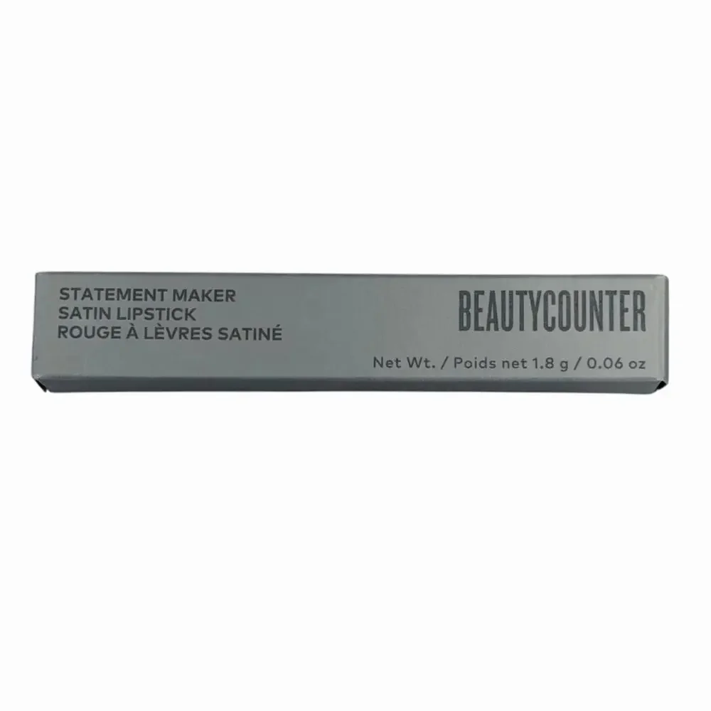 NIB Beautycounter Statement Maker Satin Lipstick in Electric